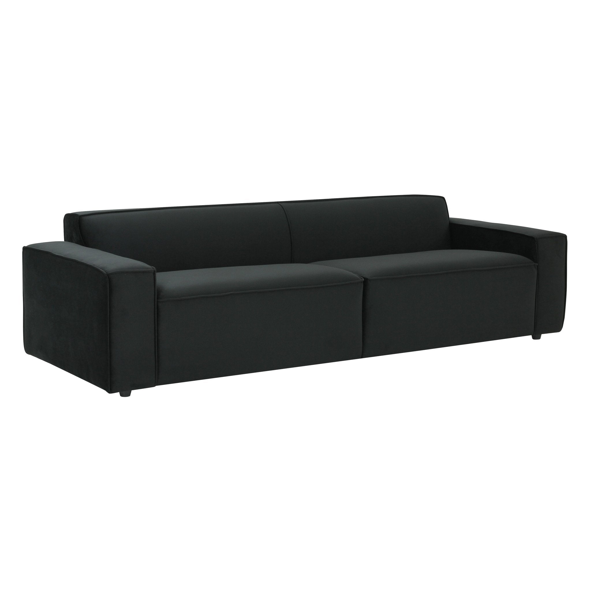 Olafur Black Velvet Sofa Sofas & Loveseats| TOV