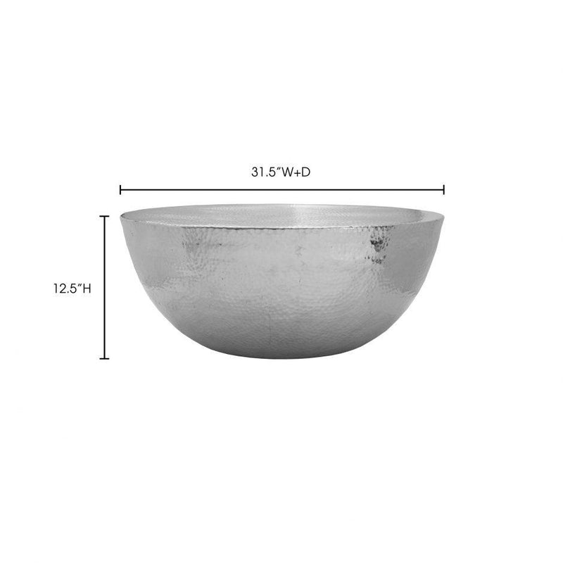 Ashiko Coffee Table Silver - Al Rugaib Furniture (4583203504224)