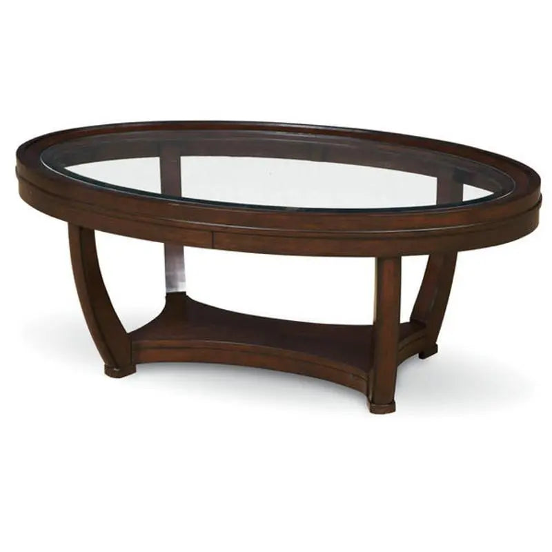 OVAL COFFEE TABLE-Lincoln Park Coffee Tables| Caracole