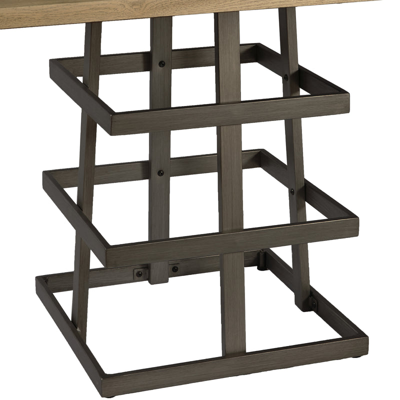 Rectangular Metal Strap Dining Table (6629782159456)