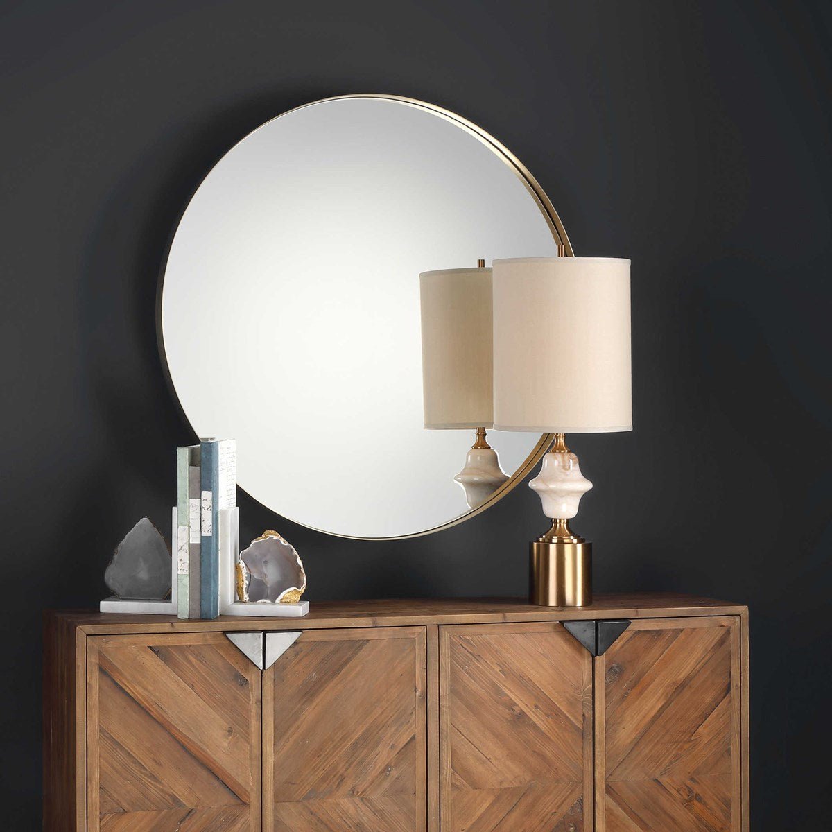 Padria Round Mirror Mirrors| Uttermost