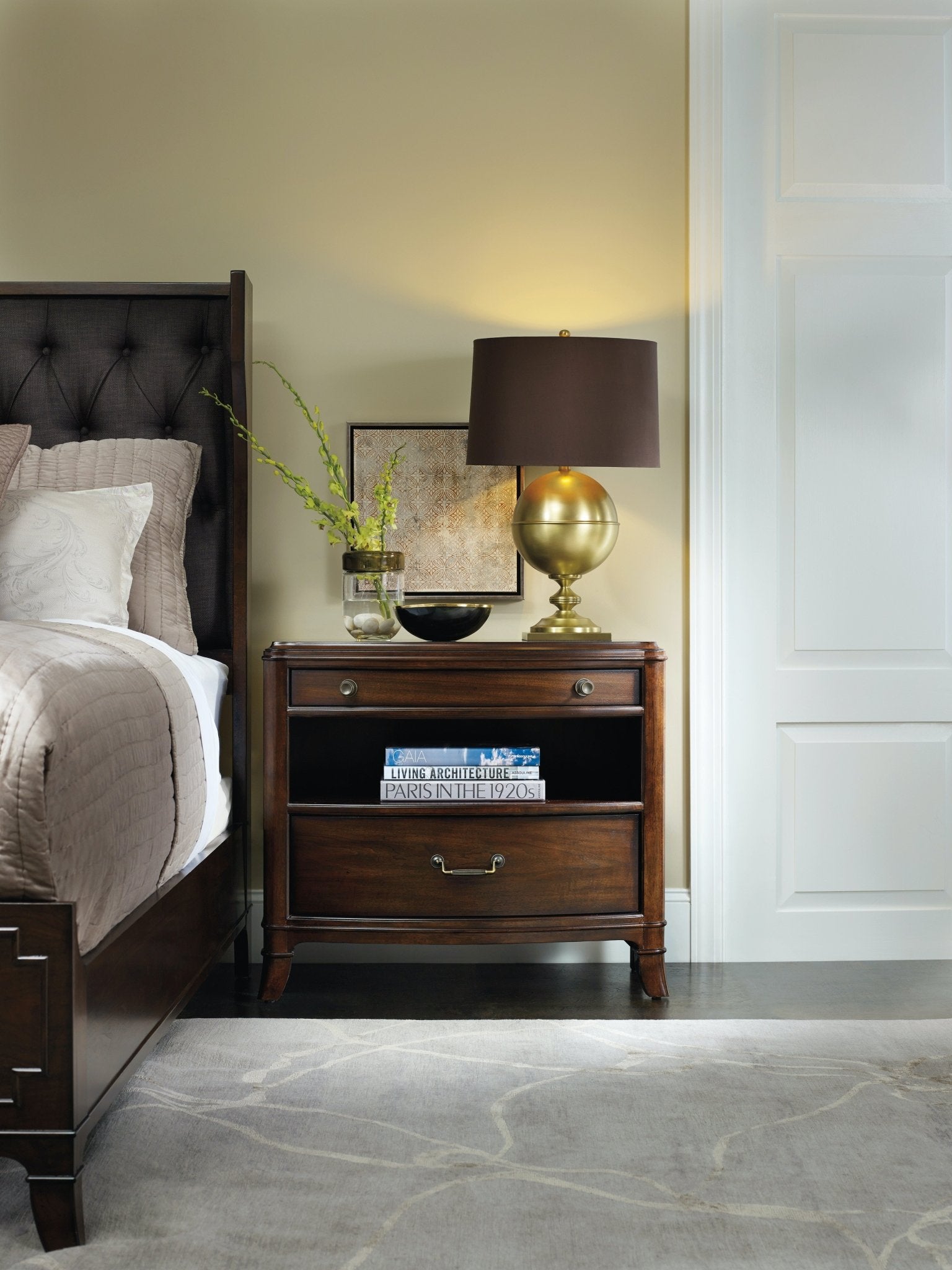 Palisade Two Drawer Nightstand Nightstands| Hooker