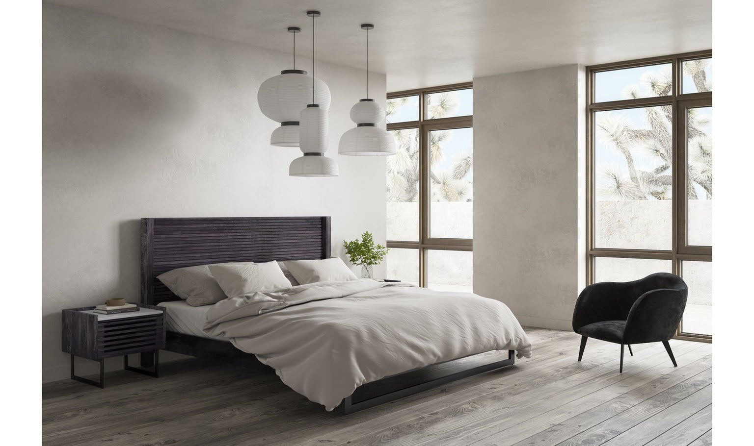 Paloma King Bed Beds| Moe's Home