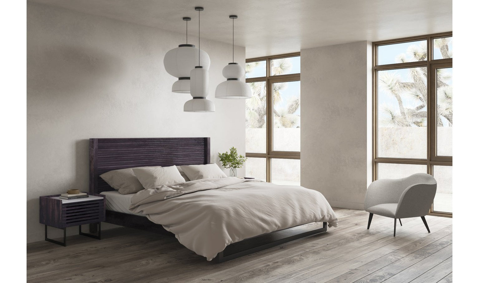 Paloma King Bed Beds| Moe's Home