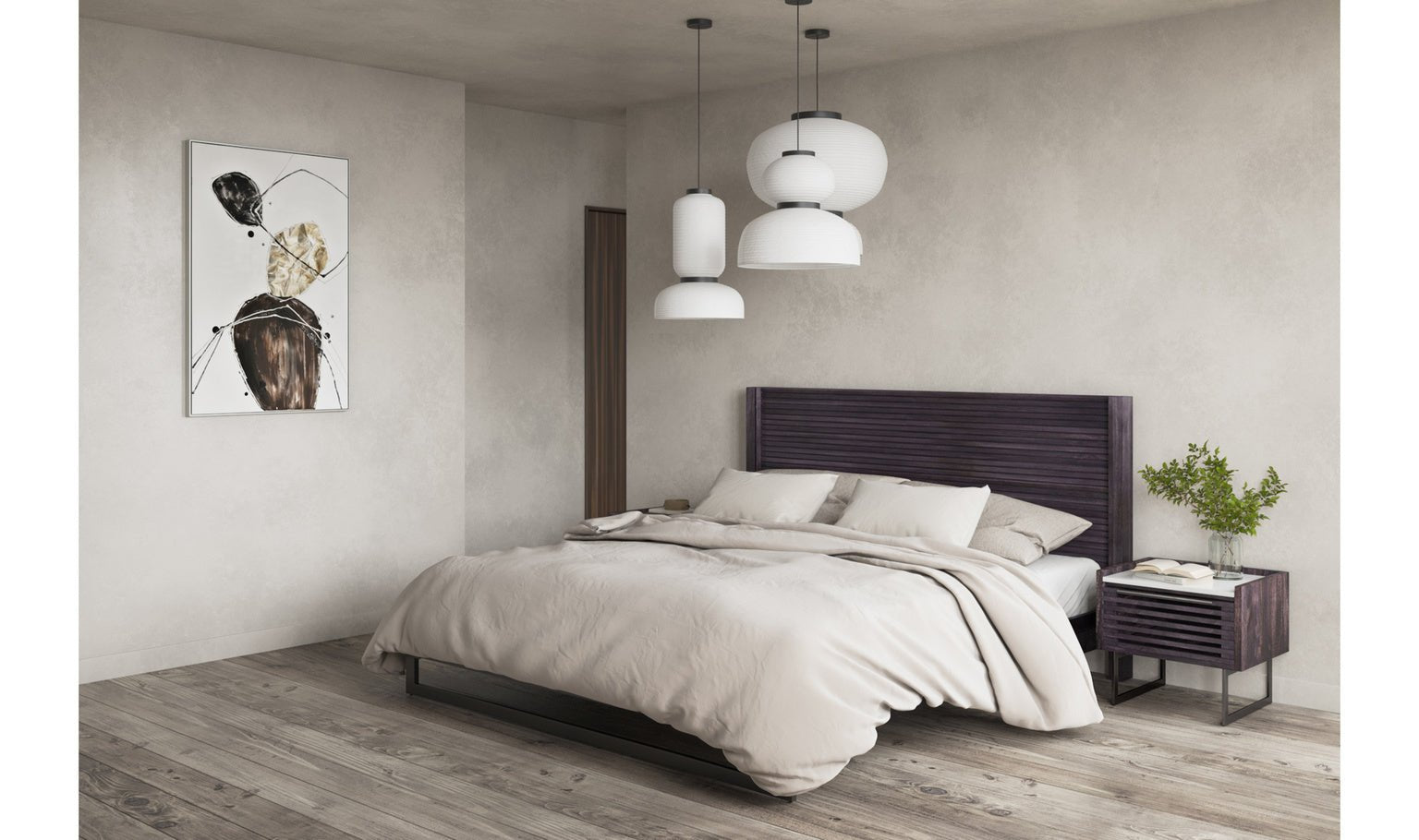 Paloma King Bed Beds| Moe's Home