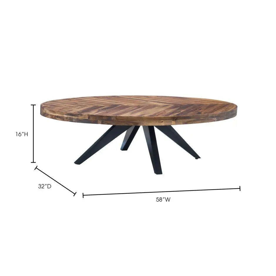 Parq Oval Coffee Table Coffee Tables| Moe's Home