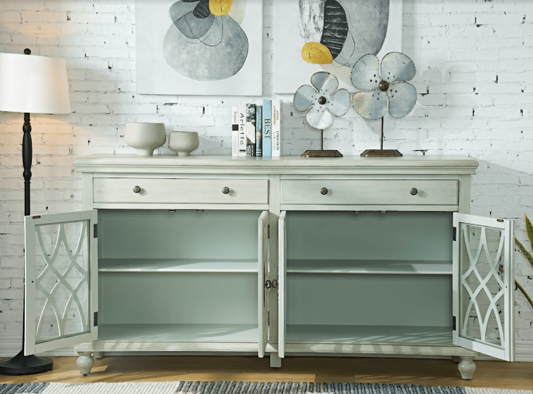 Paxton Pale Grey Sideboard Consoles & Sideboards| Crestview