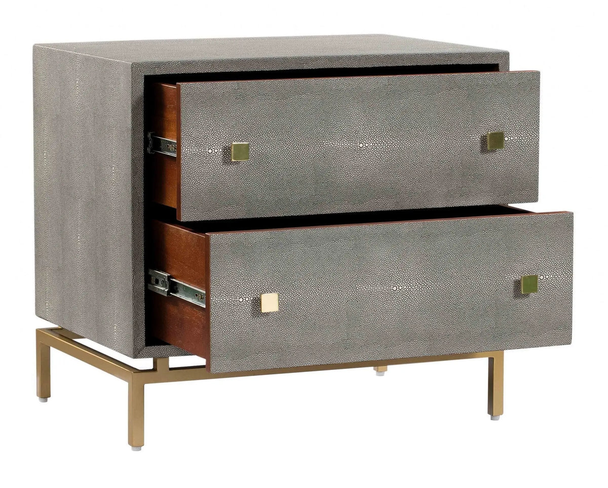 Pesce Shagreen Nightstand Nightstands| TOV