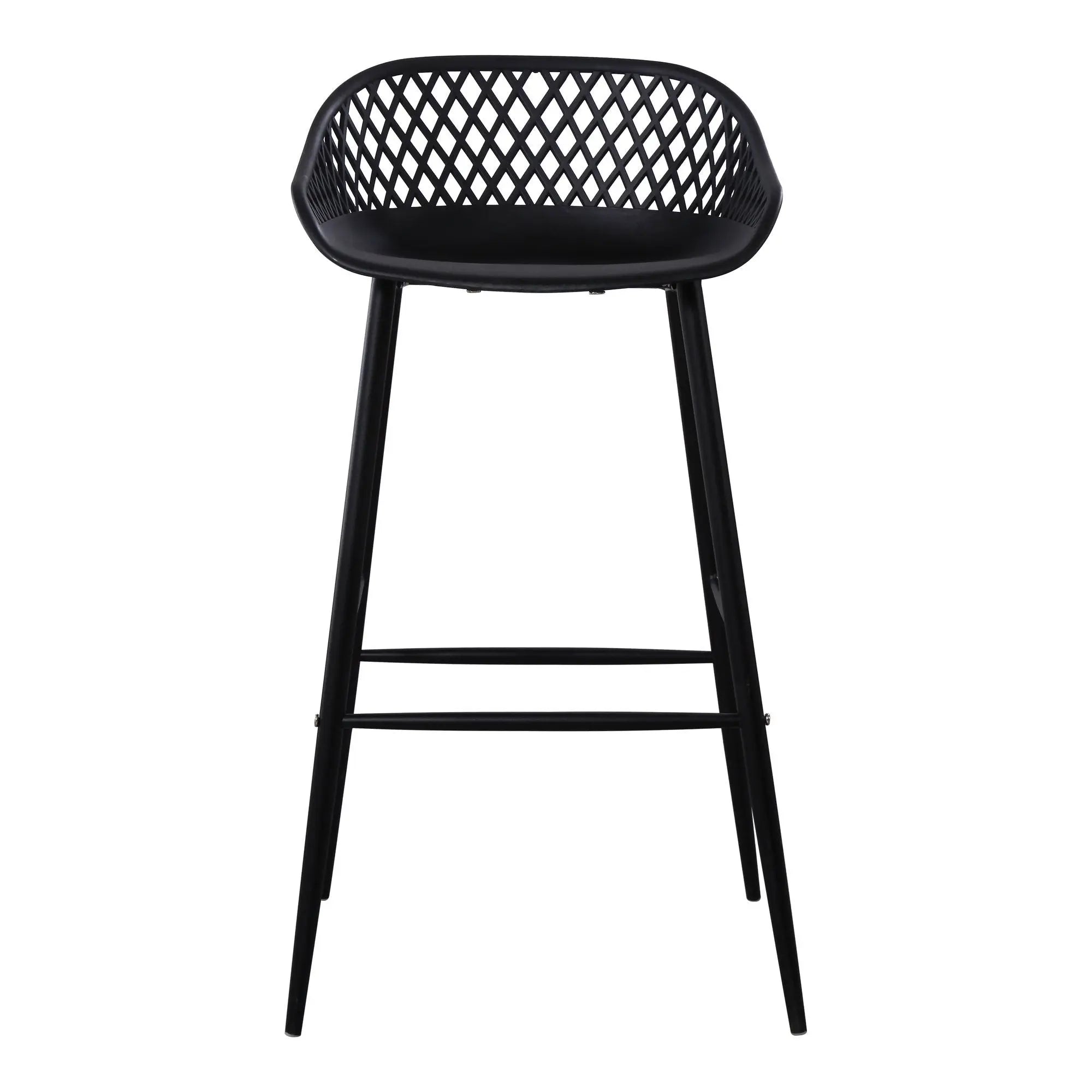 Piazza Outdoor Barstool Black-M2 Outdoor Living| Moe's Home