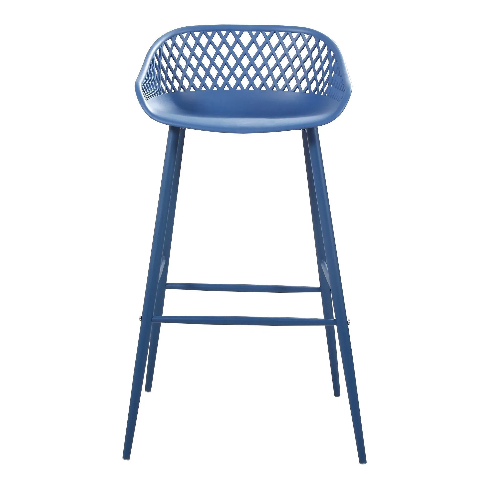 Piazza Outdoor Barstool Blue-M2 Outdoor Living| Moe's Home