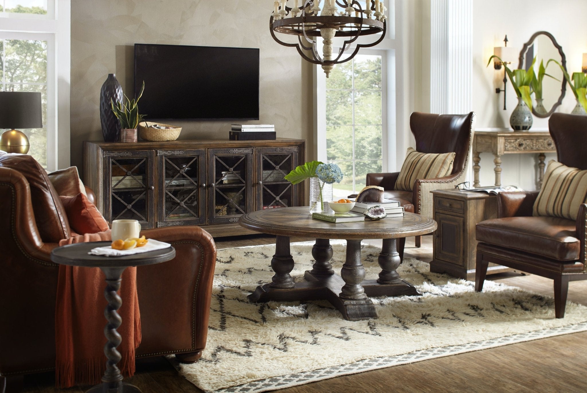 Pipe Creek Bunching Media Console Consoles & Sideboards| Hooker