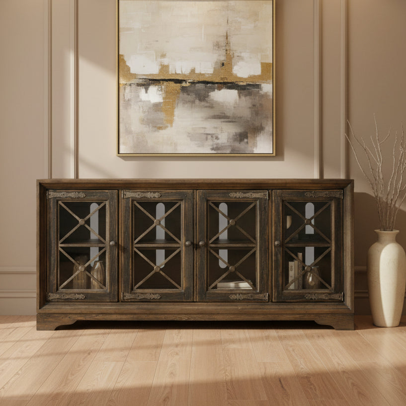 Pipe Creek Bunching Media Console Consoles & Sideboards| Hooker