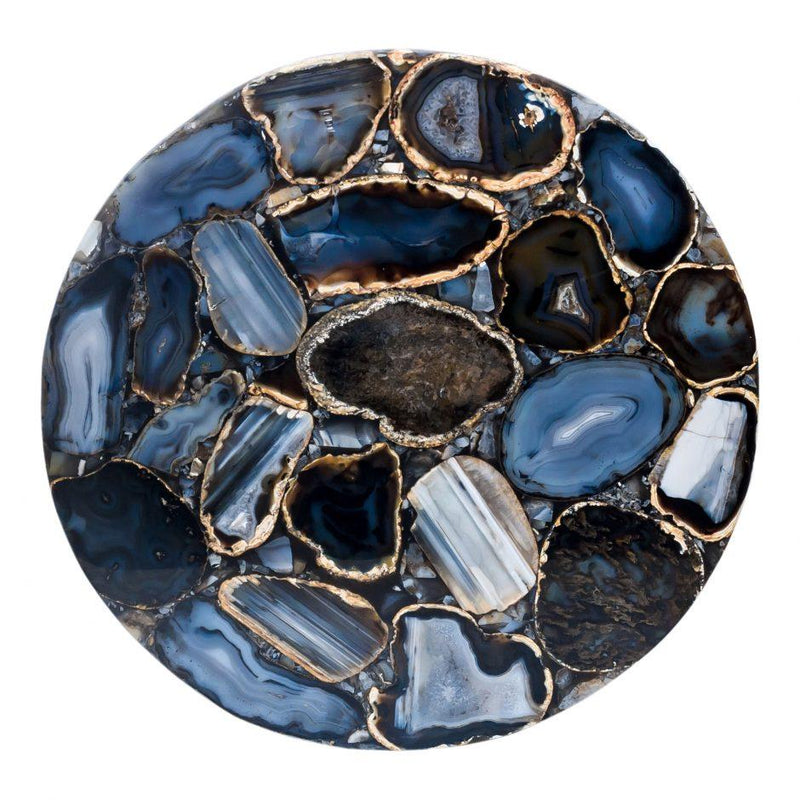 Shimmer Agate Accent Table - Al Rugaib Furniture (4583247118432)
