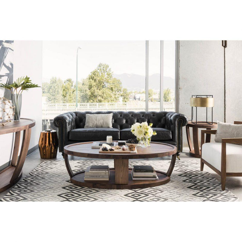 Birmingham Sofa Black - Al Rugaib Furniture (4583162609760)