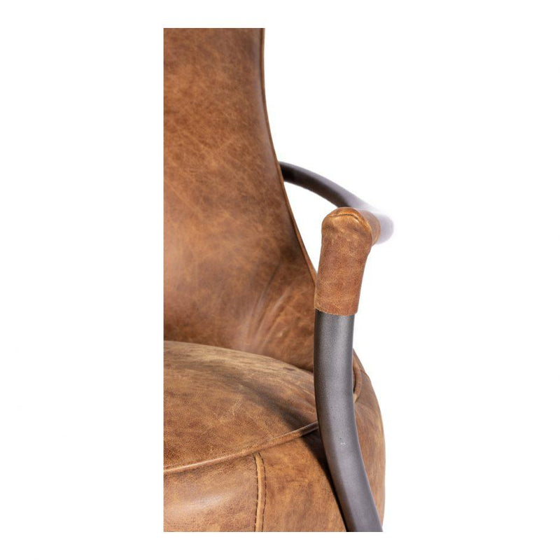 Carlisle Club Chair Light Brown - Al Rugaib Furniture (4583150256224)