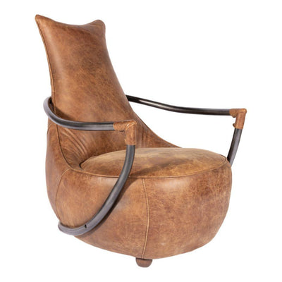 Carlisle Club Chair Light Brown - Al Rugaib Furniture (4583150256224)