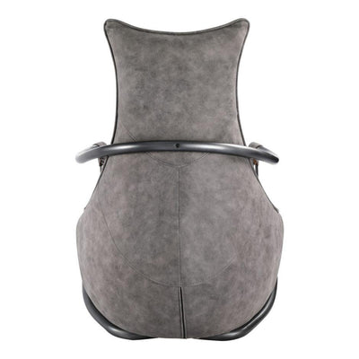 Carlisle Club Chair Grey Velvet - Al Rugaib Furniture (4583200653408)