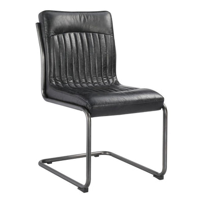 Ansel Dining Chair Black-M2 - Al Rugaib Furniture (4583211991136)