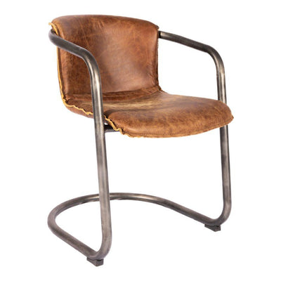 Benedict Dining Chair Light Brown-M2 - Al Rugaib Furniture (4583152549984)