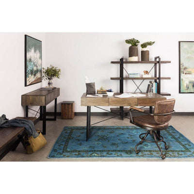 Foster Swivel Desk Chair - Soft Brown - Al Rugaib Furniture (4583154450528)