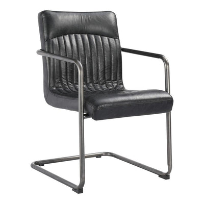 Ansel Arm Chair Black - Al Rugaib Furniture (4583222935648)