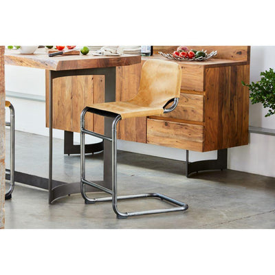Baker Counter Stool Tan-M2 - Al Rugaib Furniture (4583162151008)