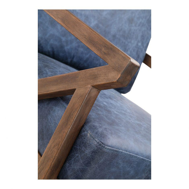 Drexel Arm Chair Blue - Al Rugaib Furniture (4583186268256)