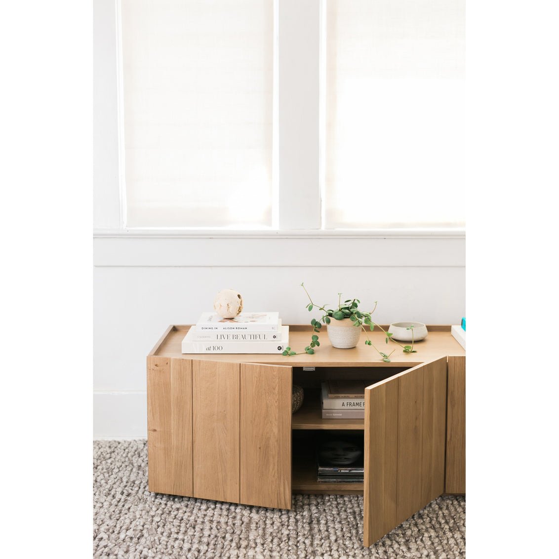 Plank Media Cabinet Natural TV Units| Moe's Home