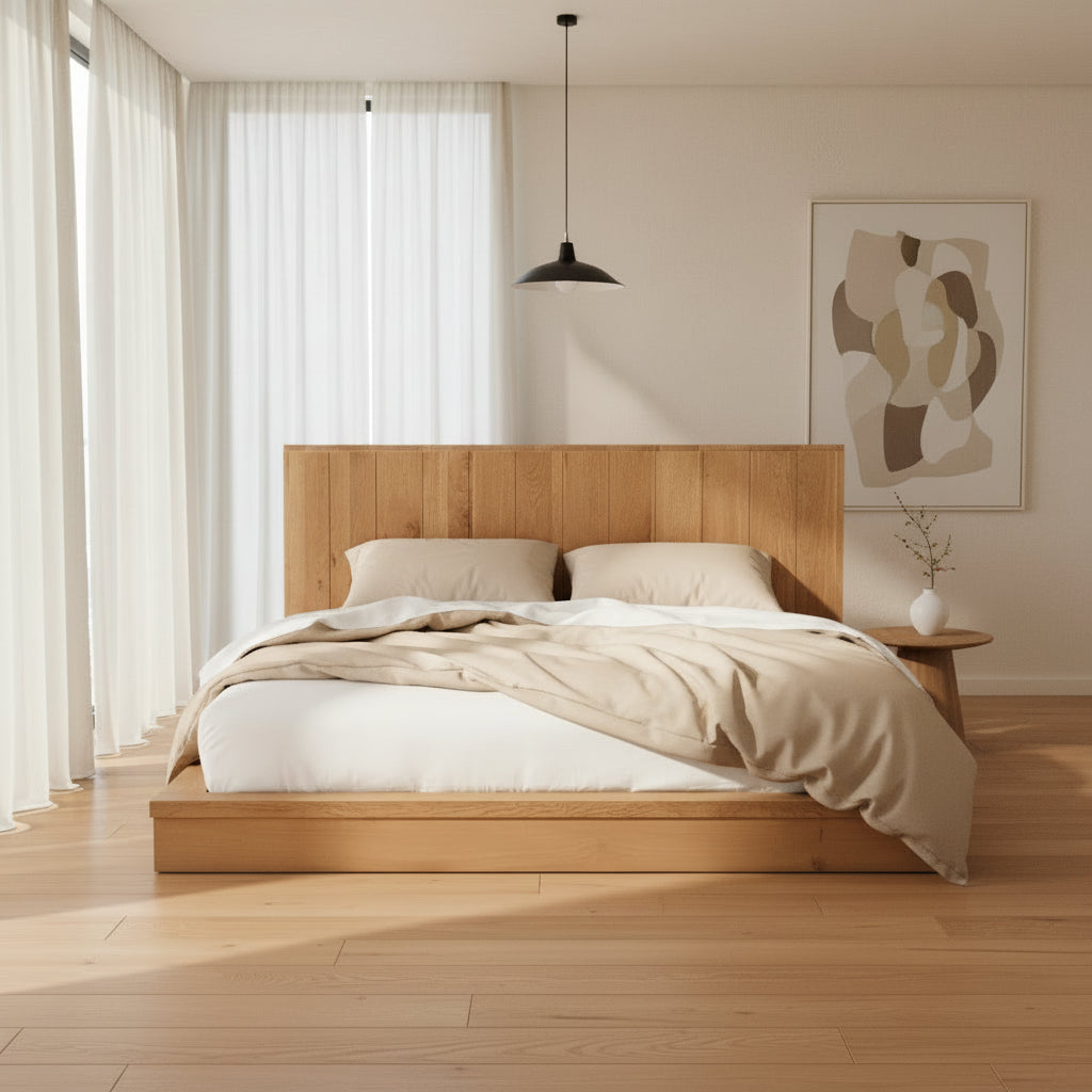 Plank Queen Bed Beds| Moe's Home