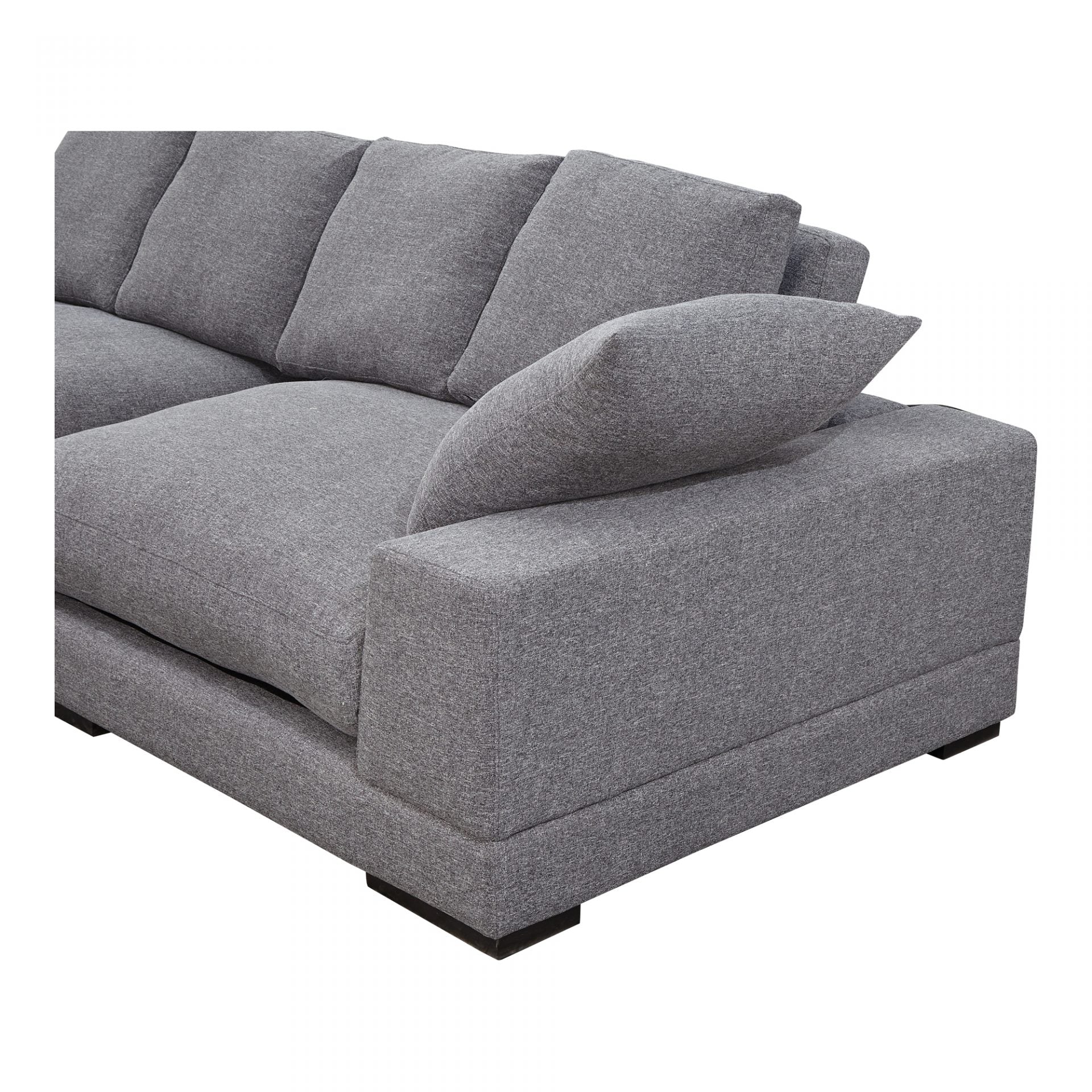 Plunge Sectional Anthracite Sectionals| Moe's Home