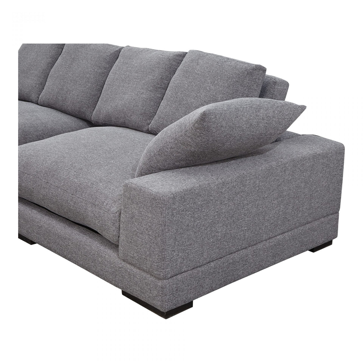 Plunge Sectional Anthracite Sectionals| Moe's Home