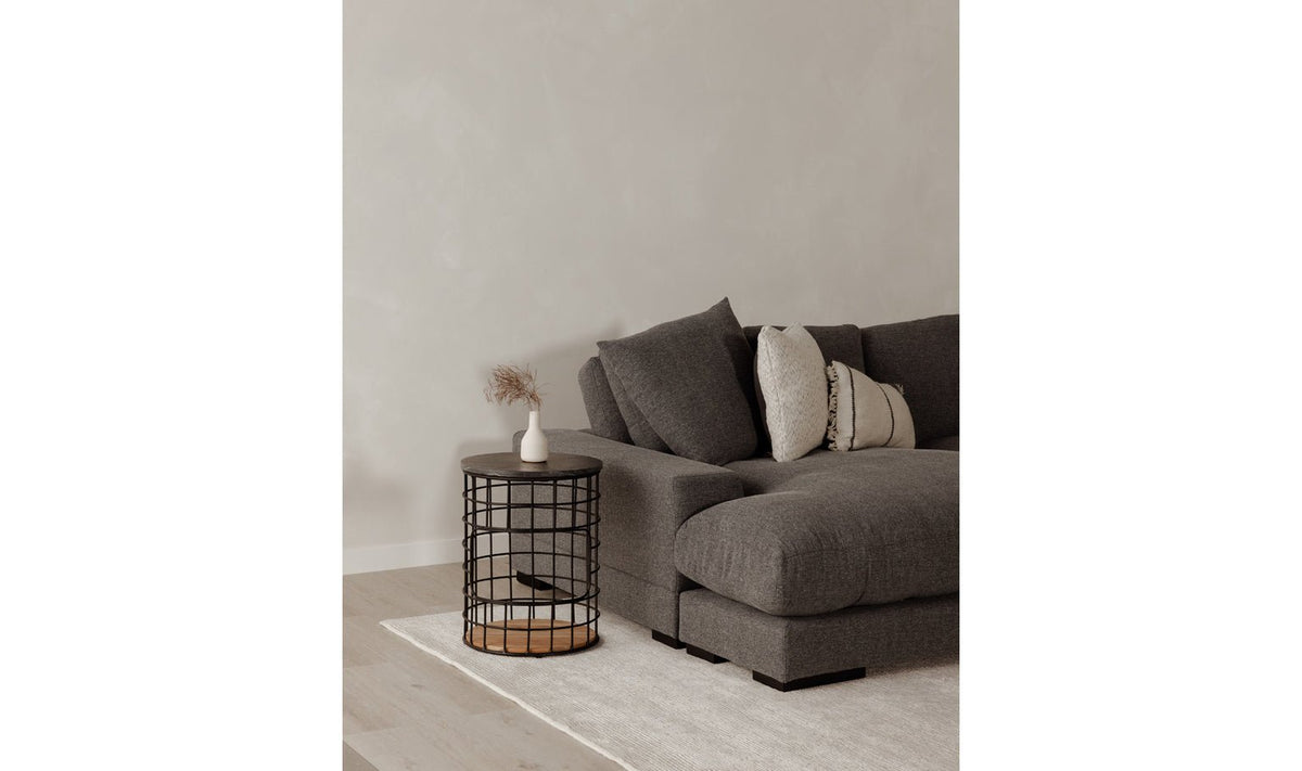 Plunge Sectional Anthracite Sectionals| Moe's Home
