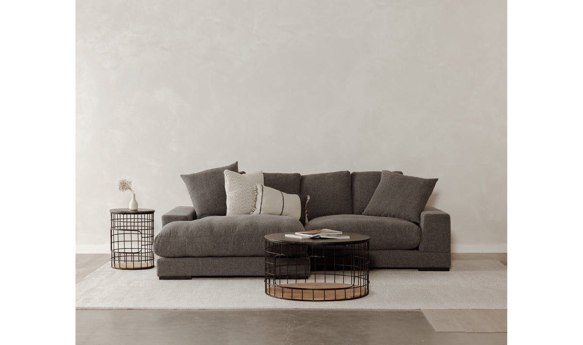 Plunge Sectional Anthracite Sectionals| Moe's Home