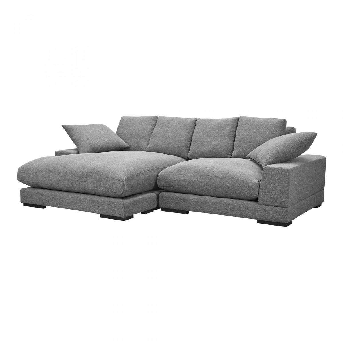 Plunge Sectional Anthracite Sectionals| Moe's Home