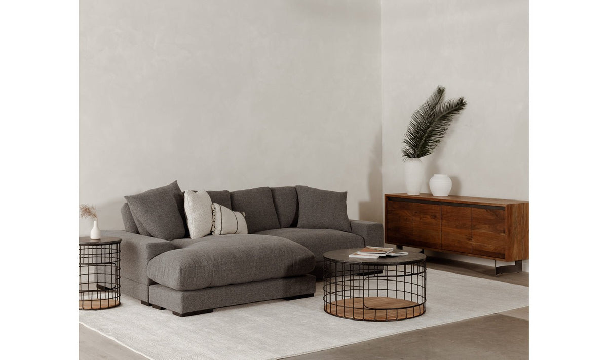 Plunge Sectional Anthracite Sectionals| Moe's Home