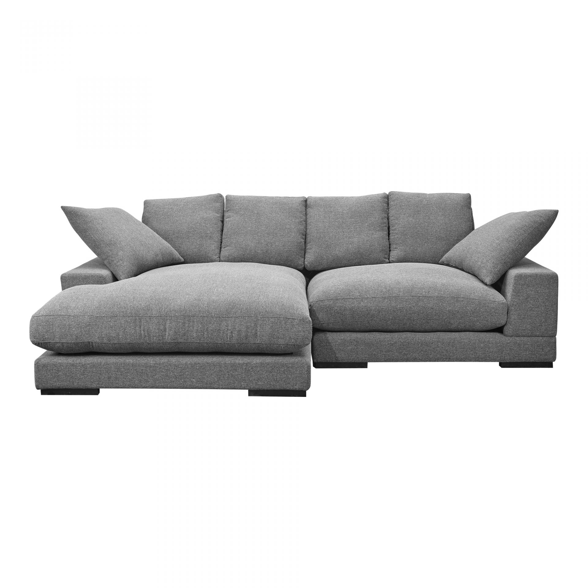 Plunge Sectional Anthracite Sectionals| Moe's Home