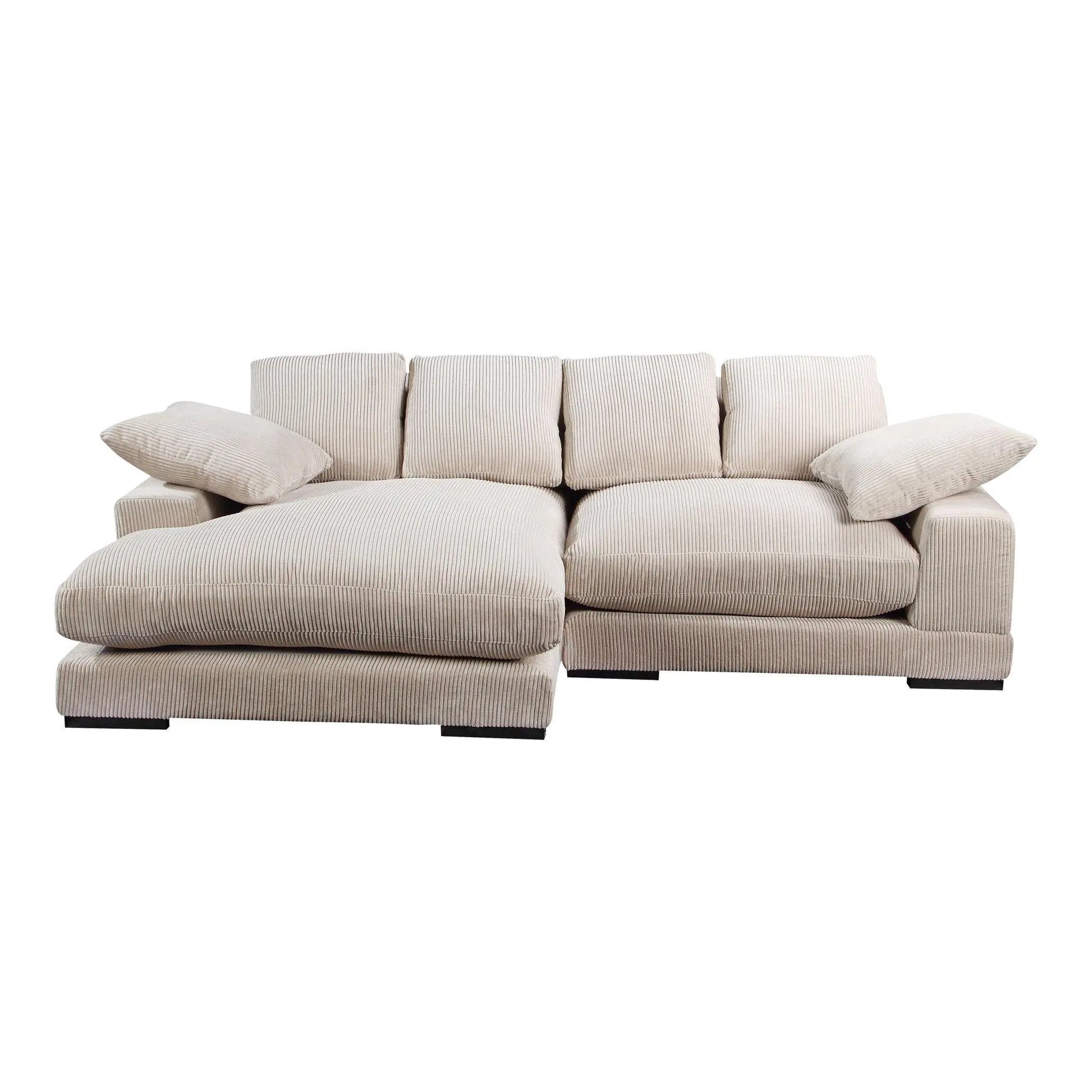Plunge Sectional Cappuccino Sectionals| Moe's Home