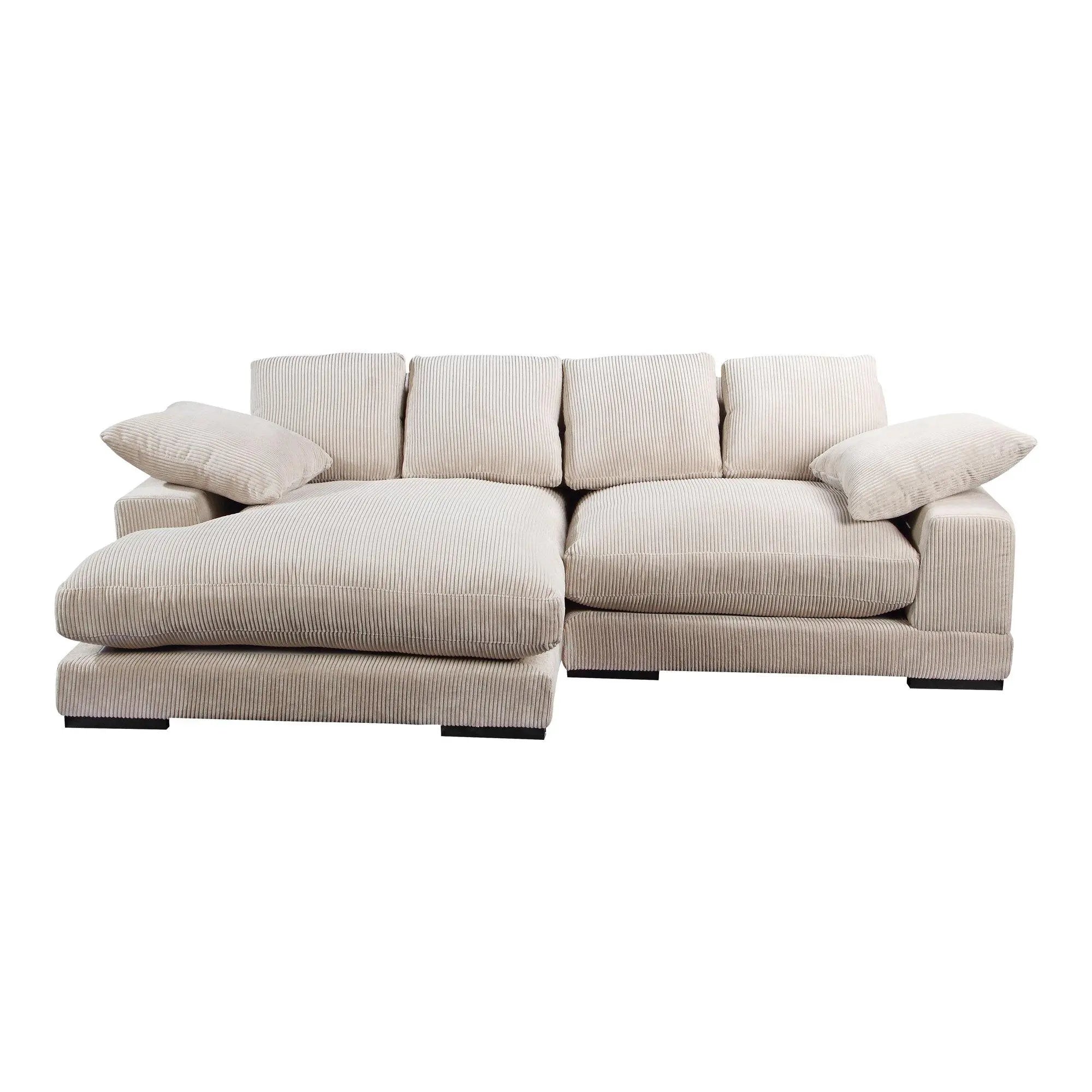 Plunge Sectional Cappuccino Sectionals| Moe's Home