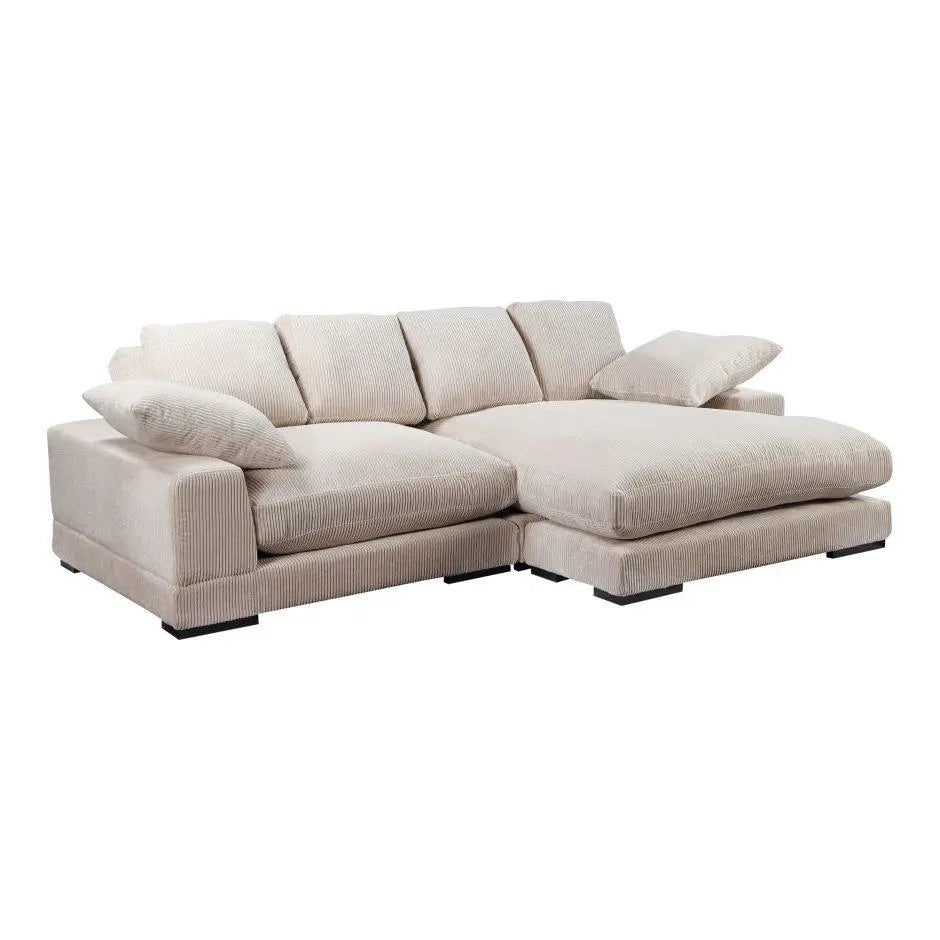 Plunge Sectional Cappuccino Sectionals| Moe's Home
