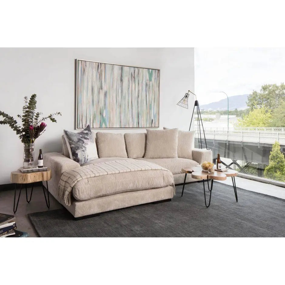 Plunge Sectional Cappuccino Sectionals| Moe's Home