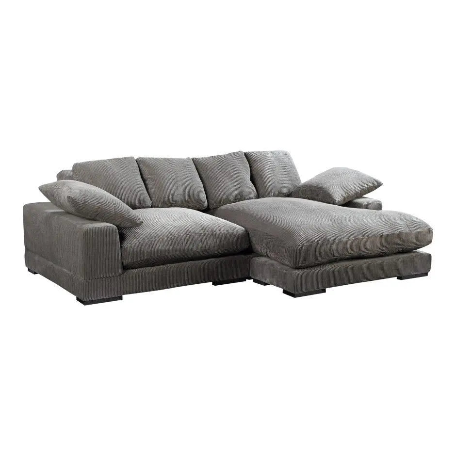Plunge Sectional Charcoal Sectionals| Moe's Home