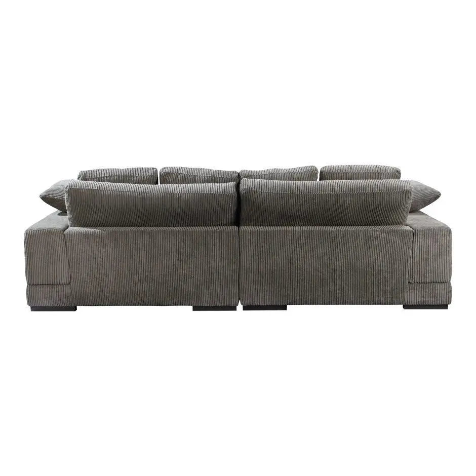 Plunge Sectional Charcoal Sectionals| Moe's Home