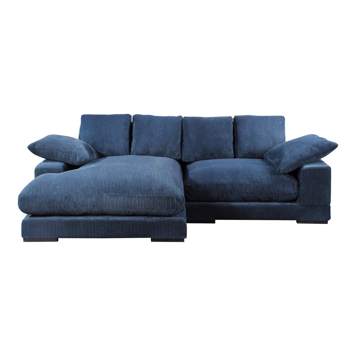 Plunge Sectional Navy Sectionals| Moe's Home