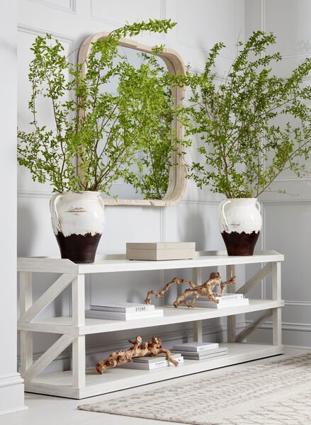 Post Square Accent Mirror Mirrors| A.R.T. Furniture