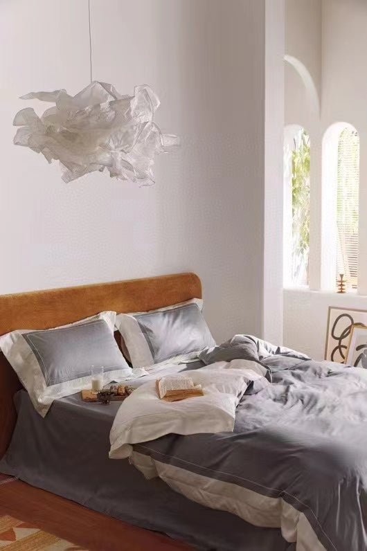 Printed Fabric Grey Bedding Set-KING Coverlet Sets| Roots Furniture