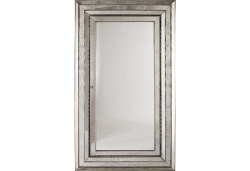 Glamour Floor Mirror w/Jewelry Armoire Storage (9258410130)