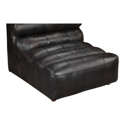 Ramsay Leather Slipper Chair - Al Rugaib Furniture (4583190429792)