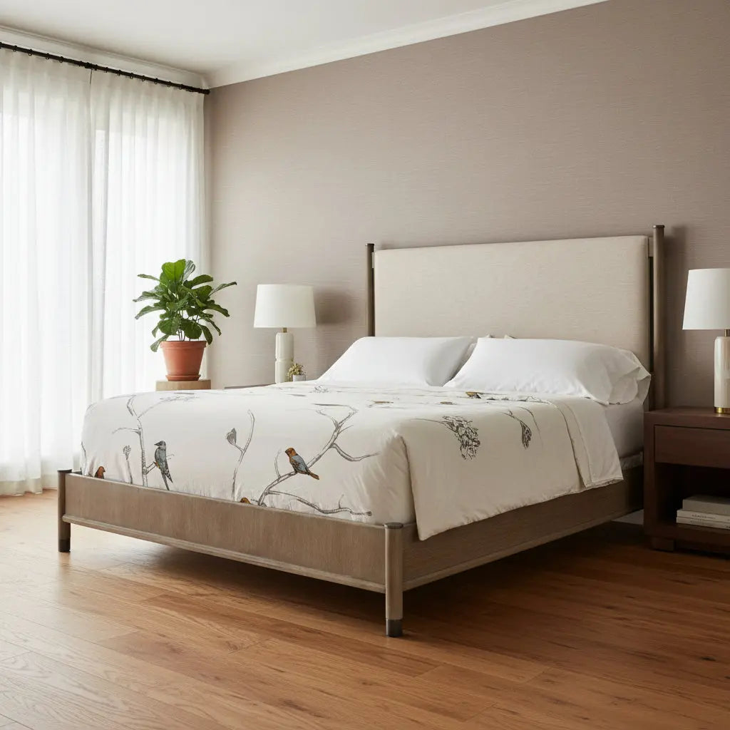 QUEEN UPHOLSTERED BED Beds| Hooker