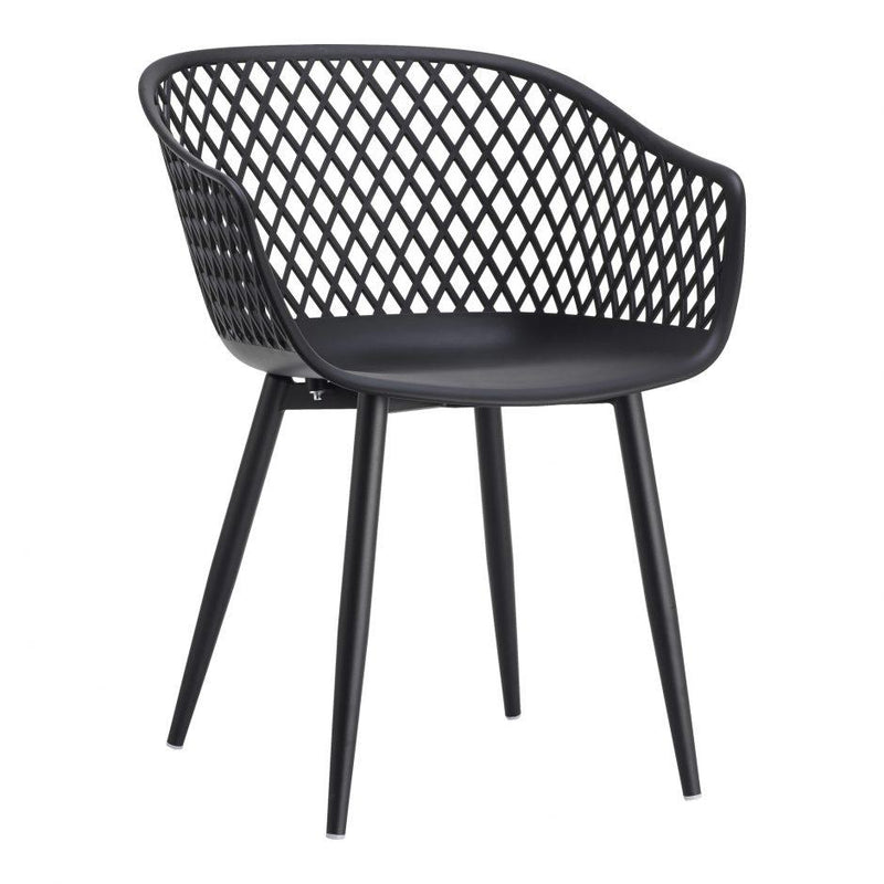 Piazza Outdoor Chair Black-M2 - Al Rugaib Furniture (4583172178016)