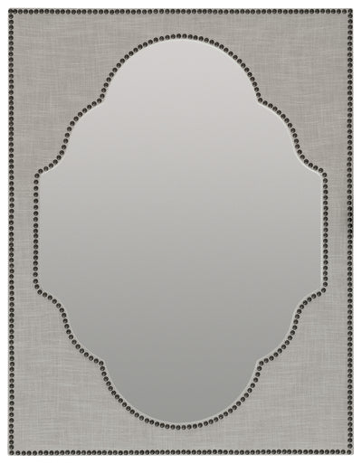Nourmand Linen Wrapped Mirror - Al Rugaib Furniture (4688708075616)